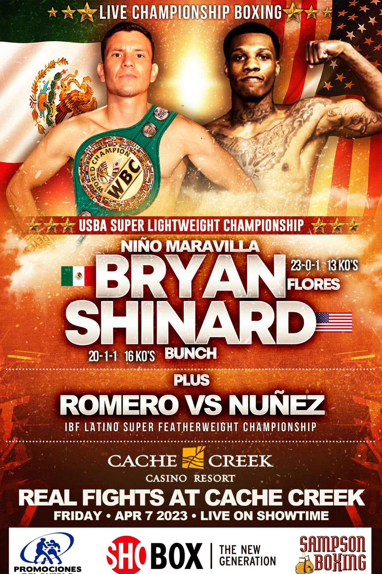 Shinard Bunch vs. Bryan Flores streaming