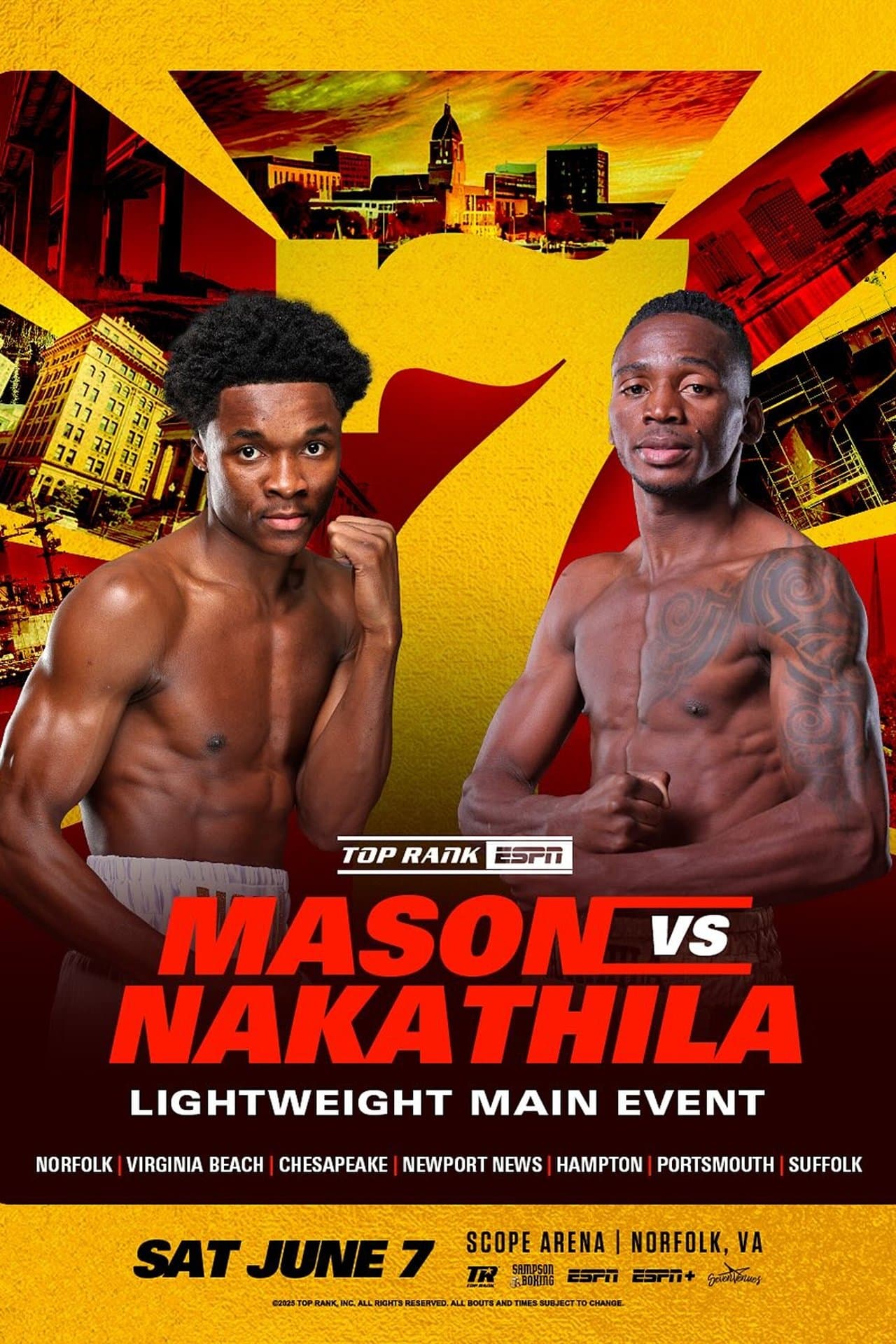 Abdullah Mason vs. Jeremia Nakathila streaming