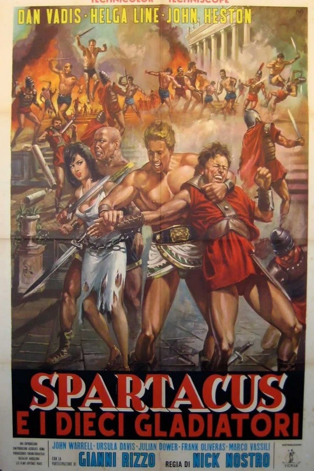 Spartacus and the Ten Gladiators streaming