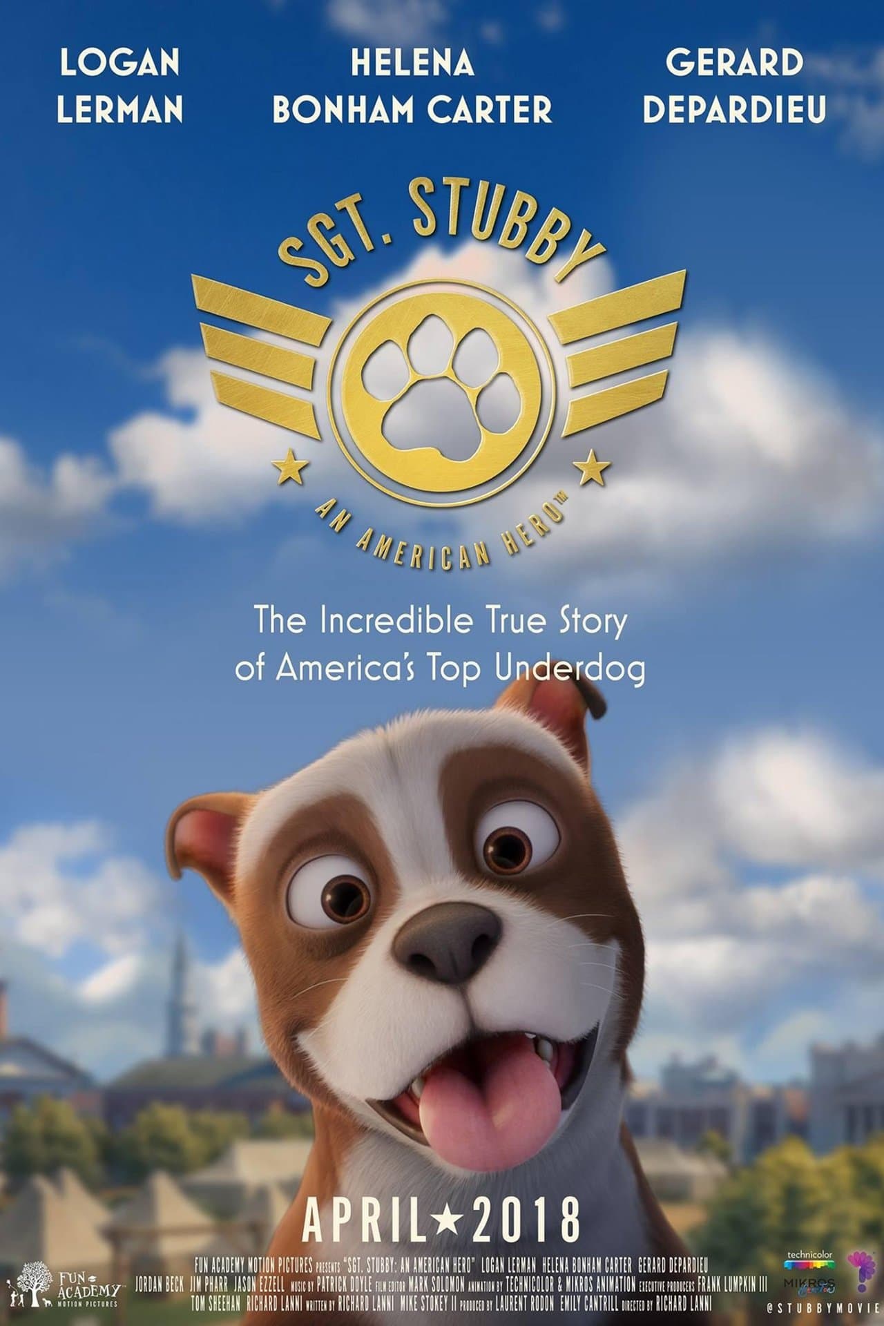 Sgt. Stubby: An American Hero streaming