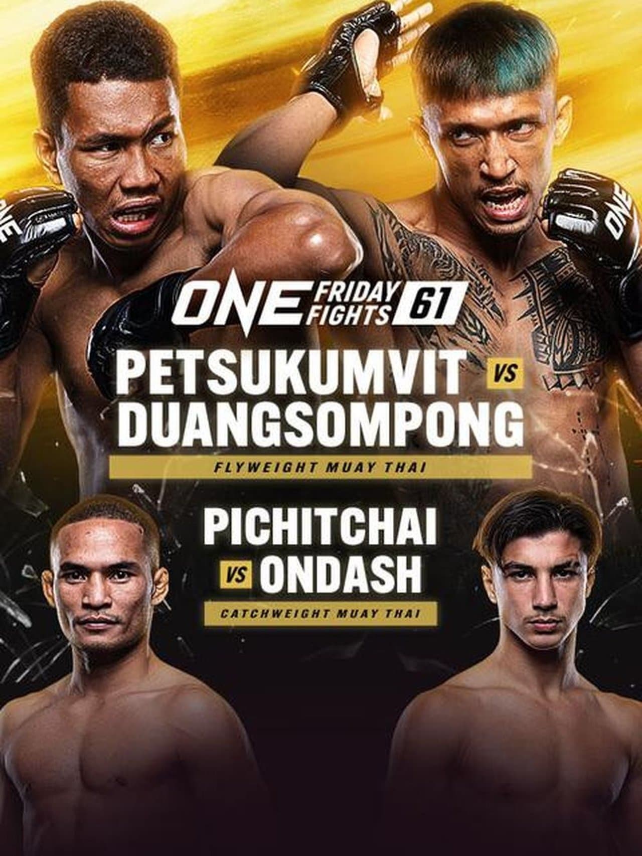 ONE Friday Fights 61: Petsukumvit vs. Duangsompong streaming