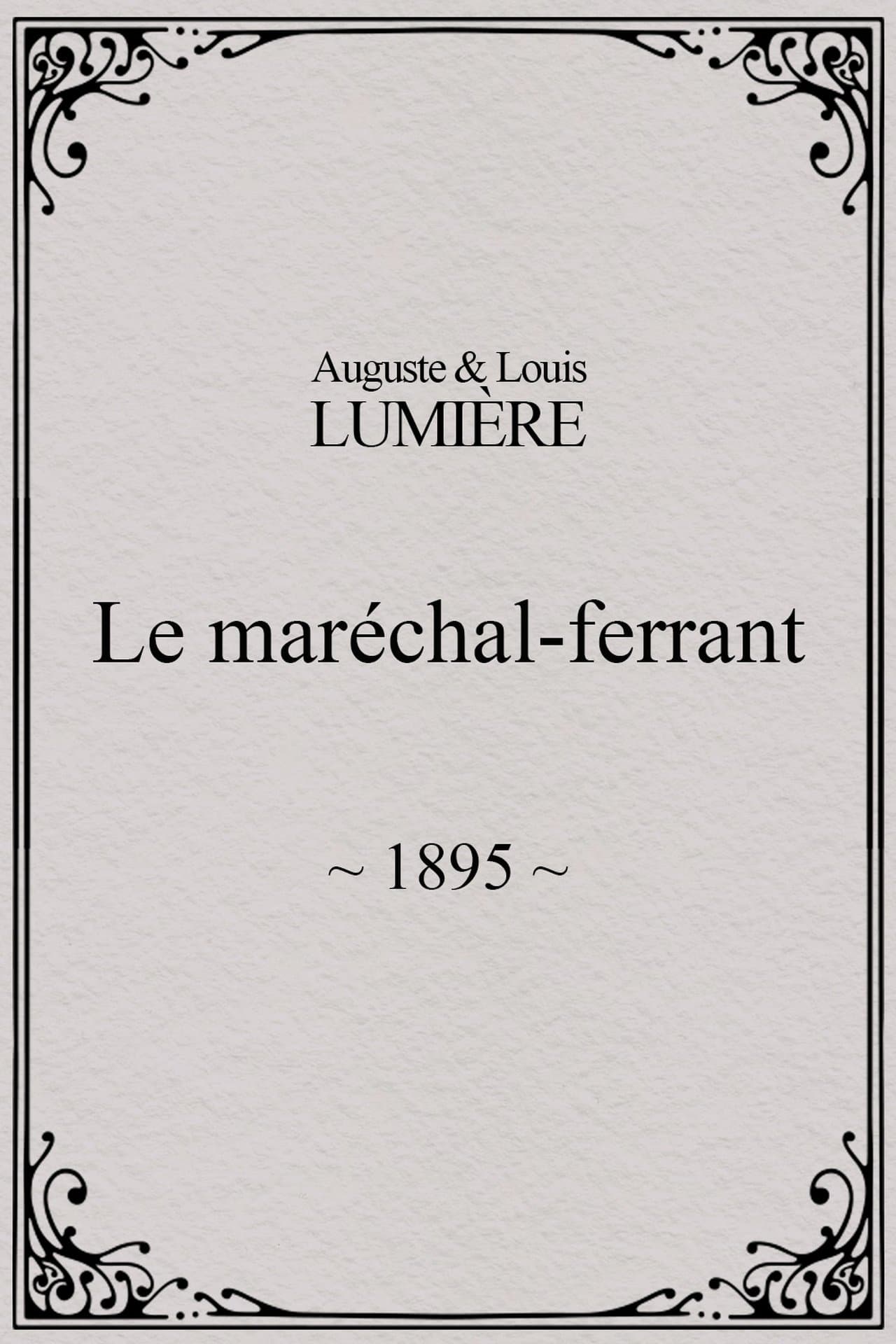 Le maréchal-ferrant streaming