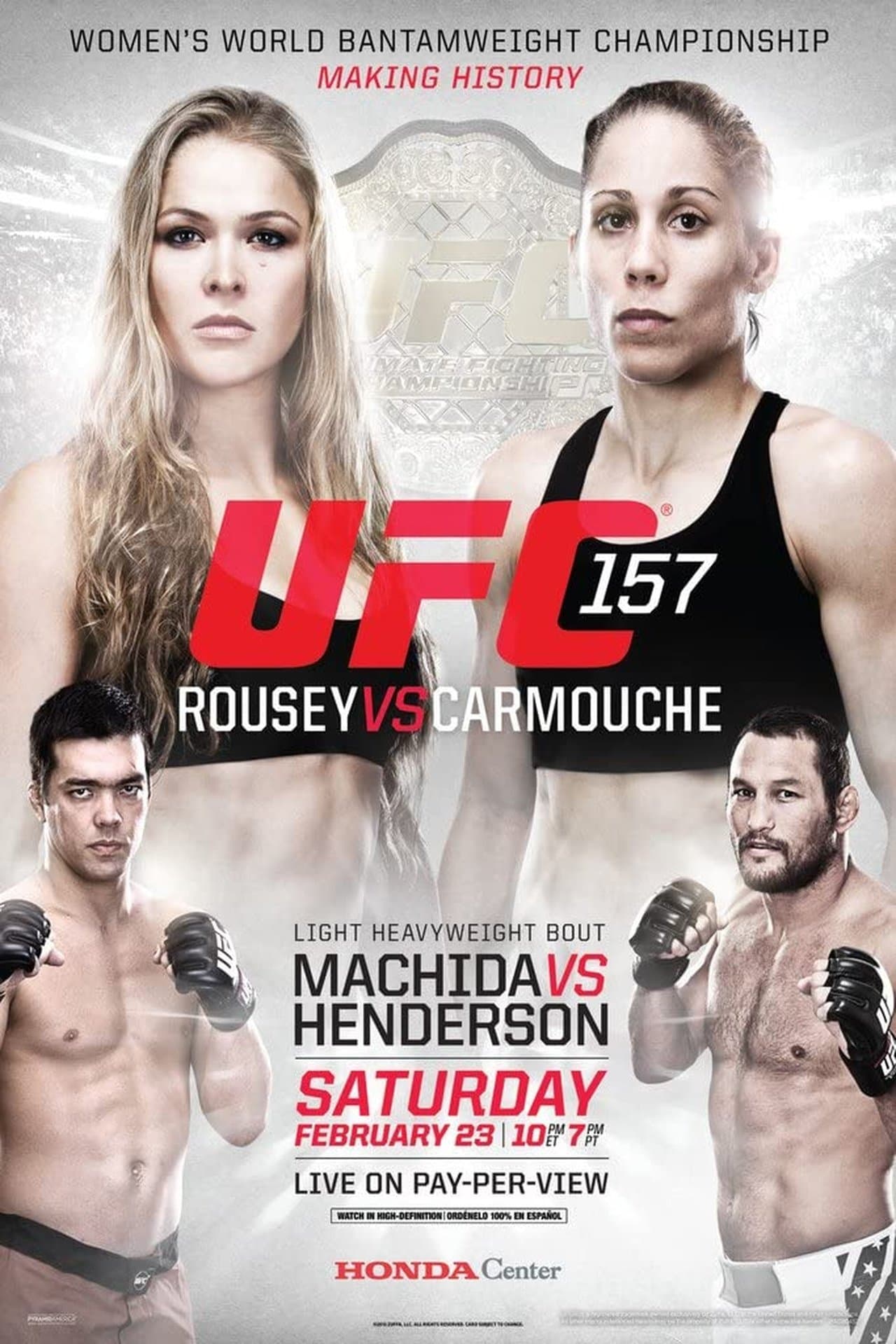 UFC 157: Rousey vs. Carmouche streaming
