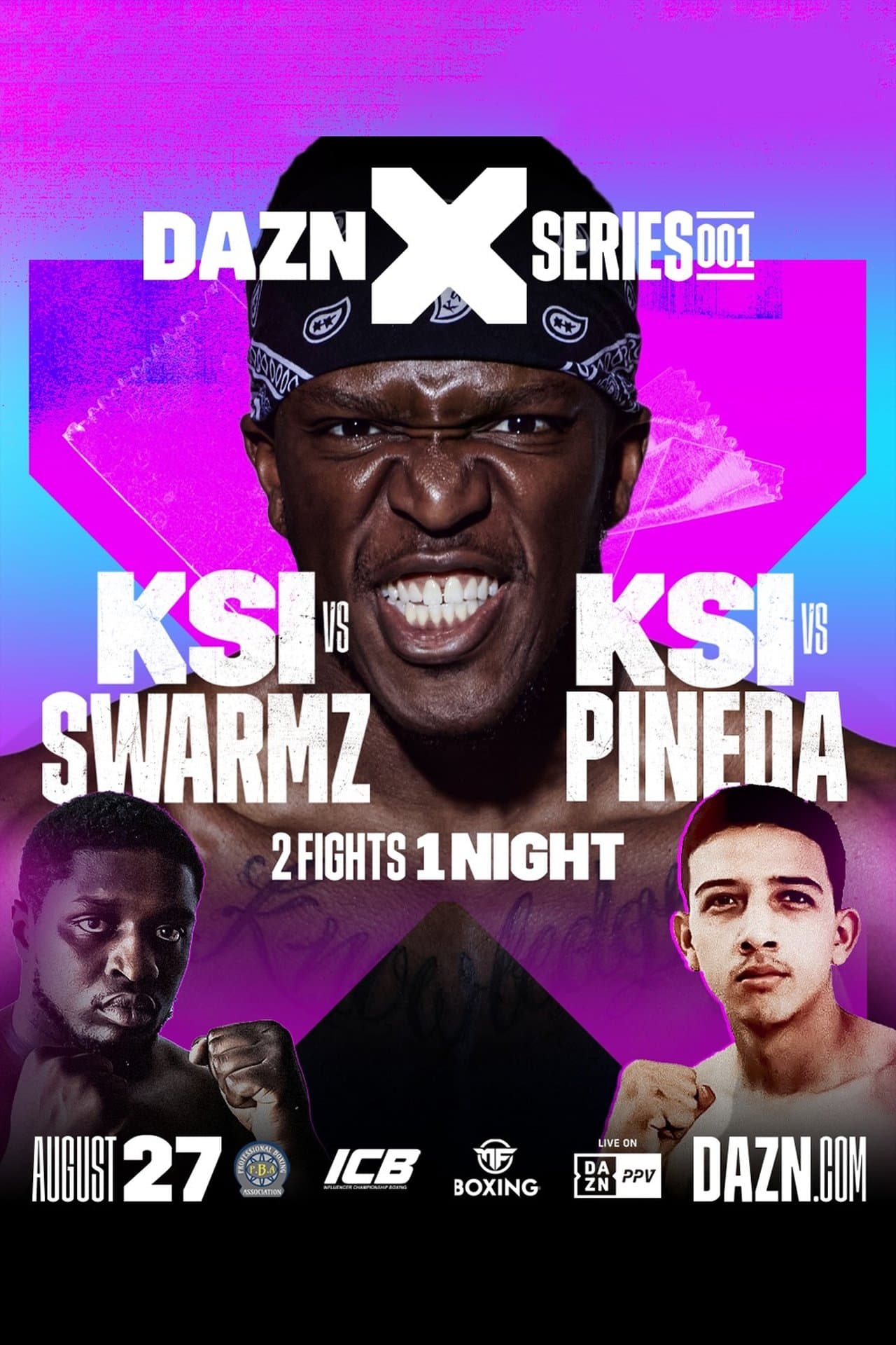 KSI vs. Swarmz streaming