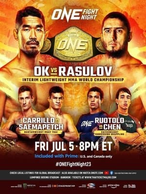 ONE Fight Night 23: Ok vs. Rasulov streaming