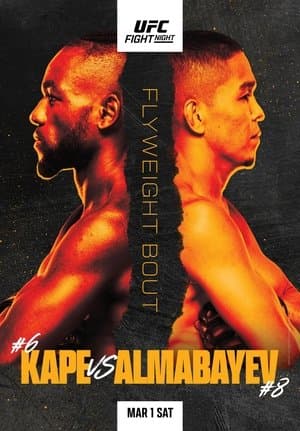UFC Fight Night 253: Kape vs. Almabayev streaming