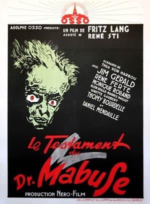 The Testament of Dr. Mabuse streaming