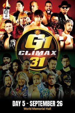 NJPW G1 Climax 31: Day 5 streaming