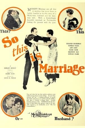 So This Is Marriage streaming