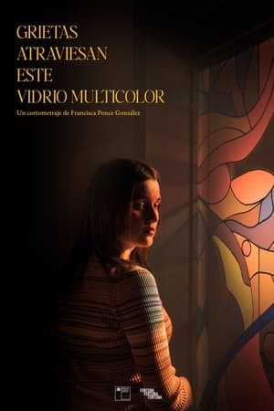 Grietas atraviesan este vidrio multicolor streaming