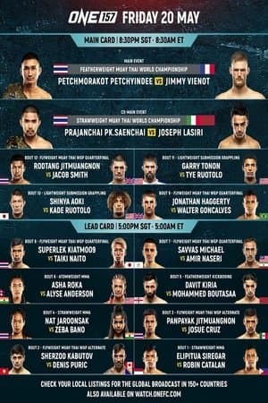 ONE Championship 157: Petchmorakot vs. Vienot streaming