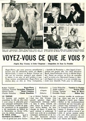 Voyez-vous ce que je vois streaming