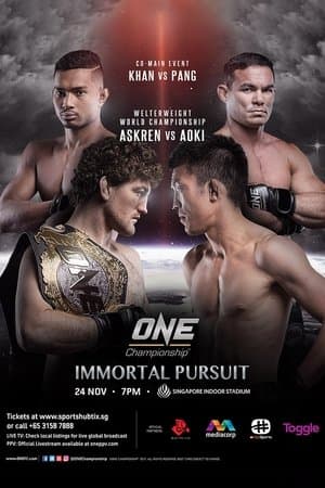 ONE Championship 62: Immortal Pursuit streaming