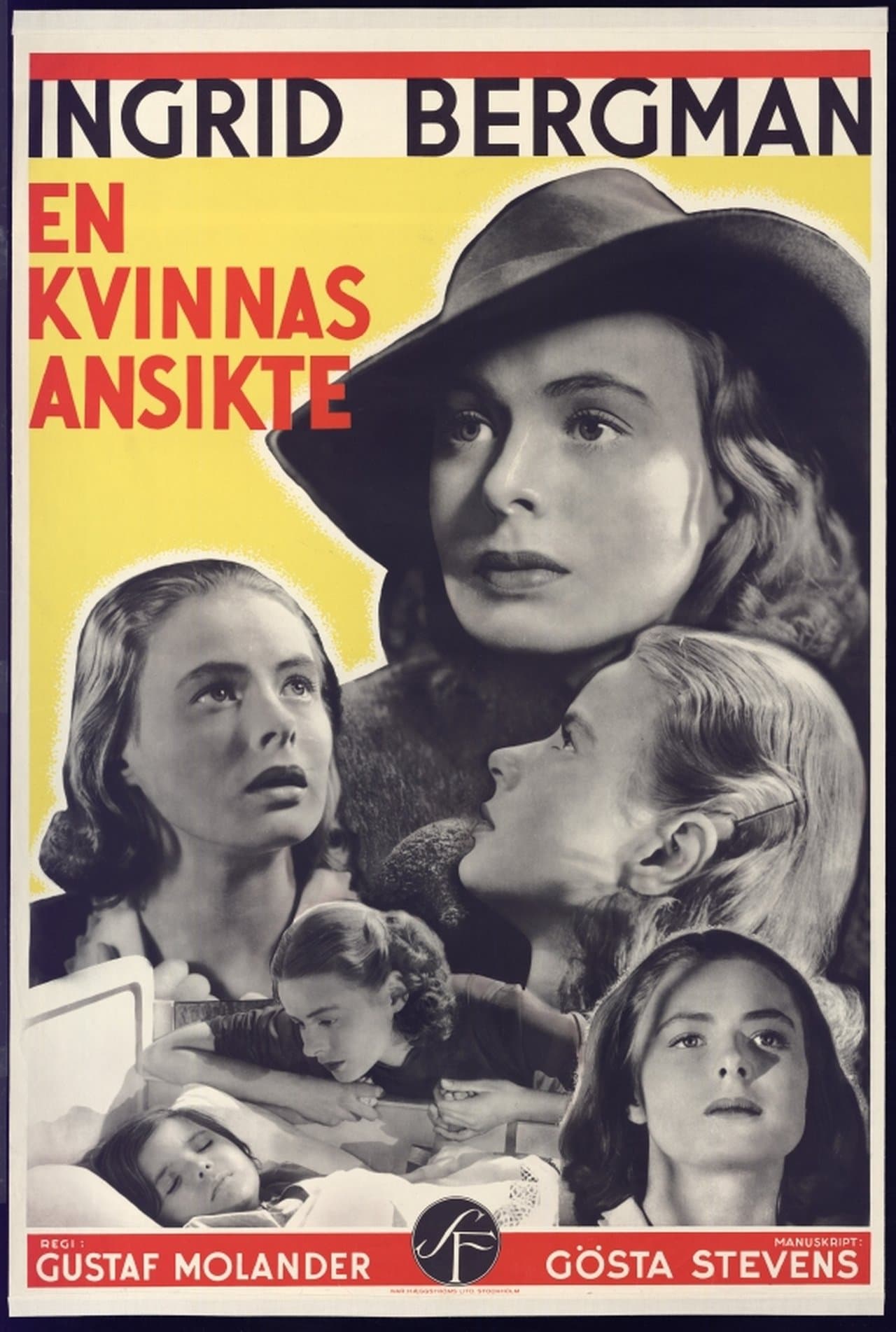 En kvinnas ansikte streaming