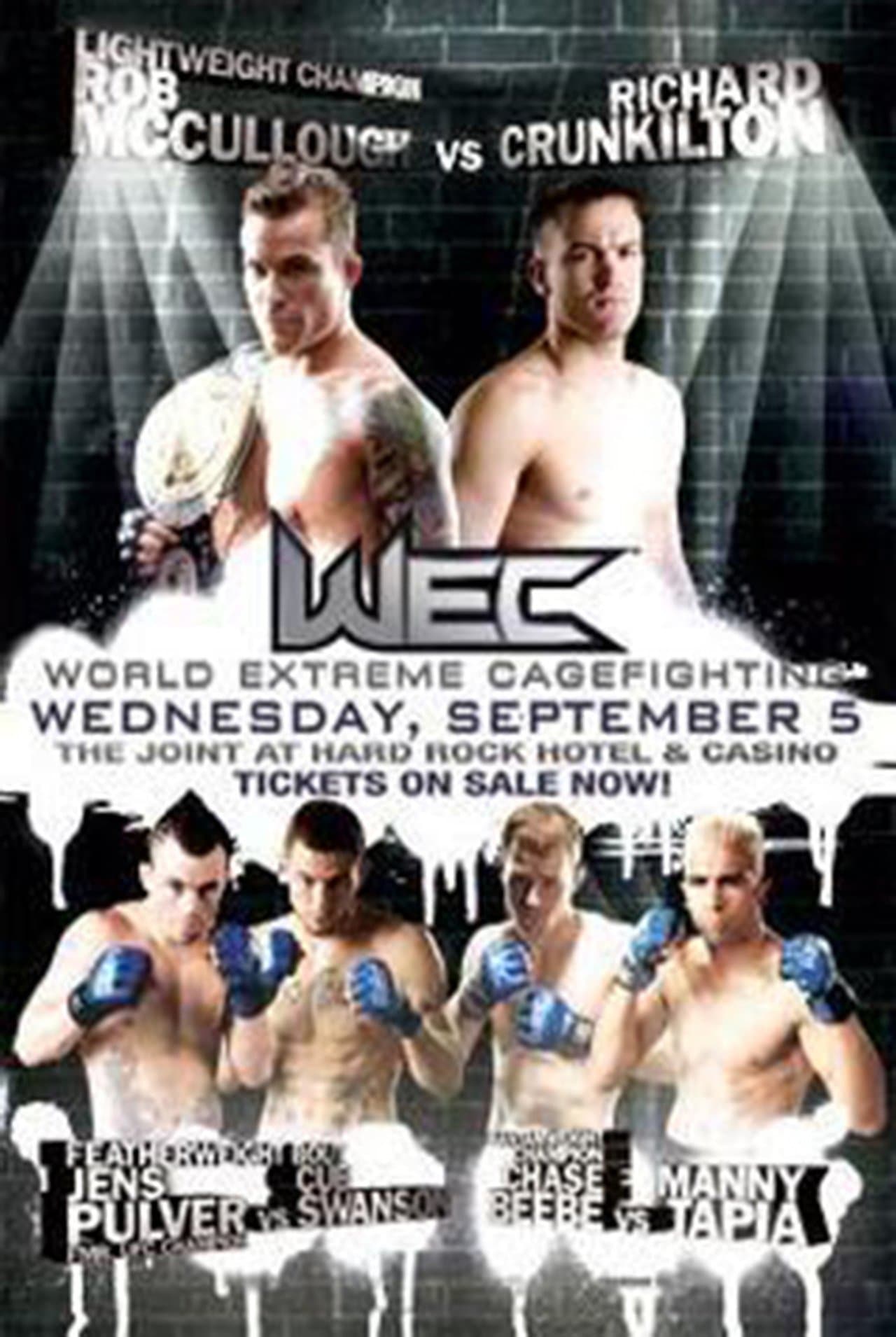 WEC 30: McCullough vs. Crunkilton streaming