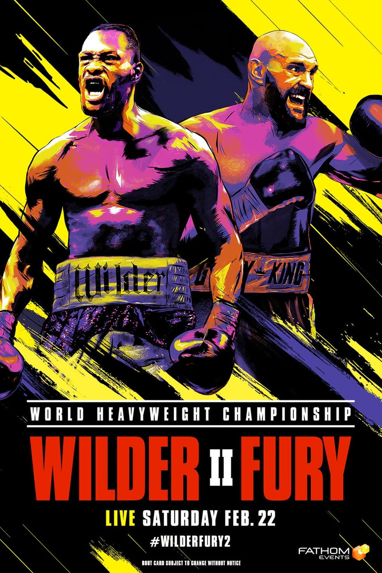 Deontay Wilder vs. Tyson Fury II streaming