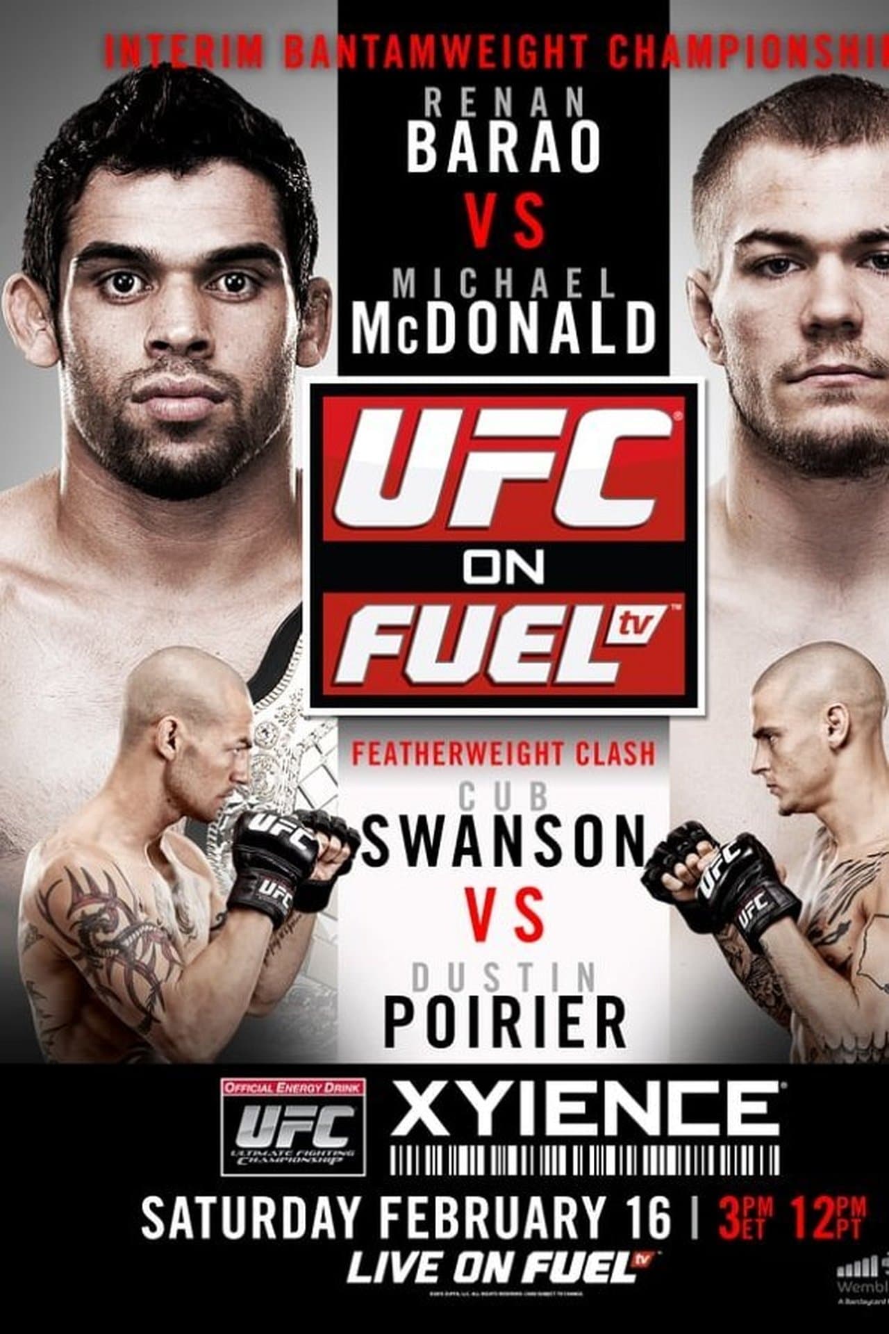 UFC on Fuel TV 7: Barao vs. McDonald streaming