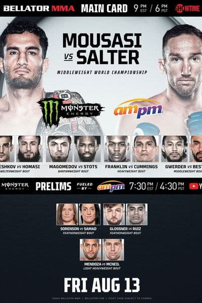 Bellator 264: Mousasi vs. Salter streaming