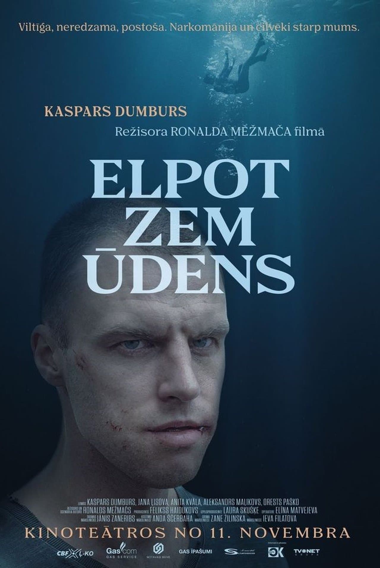 Elpot zem ūdens streaming