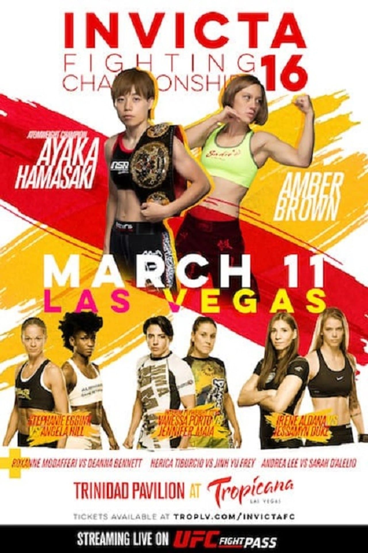 Invicta FC 16: Hamasaki vs. Brown streaming