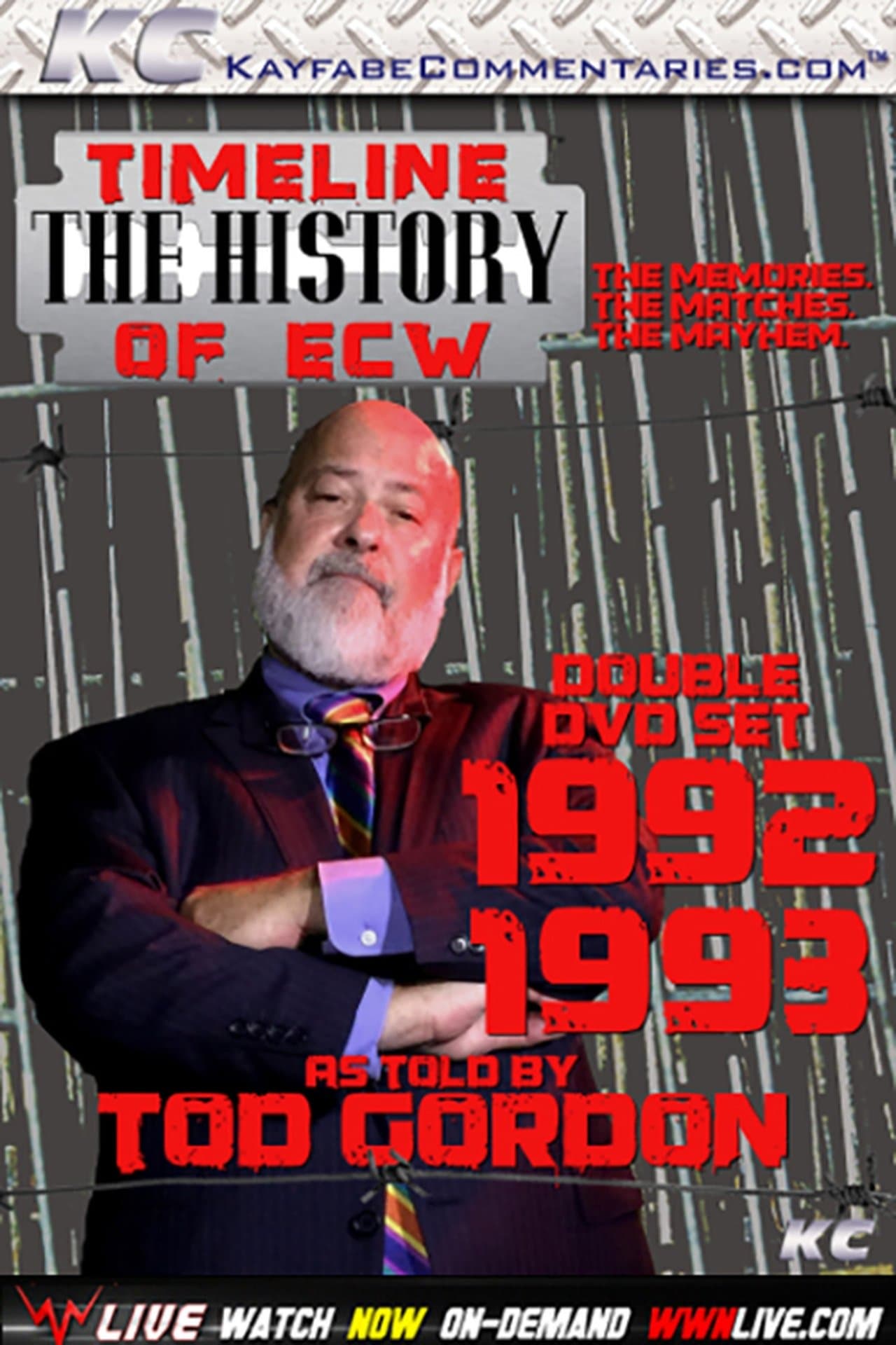 Timeline: The History of ECW 1992/93 as told by Tod Gordon streaming