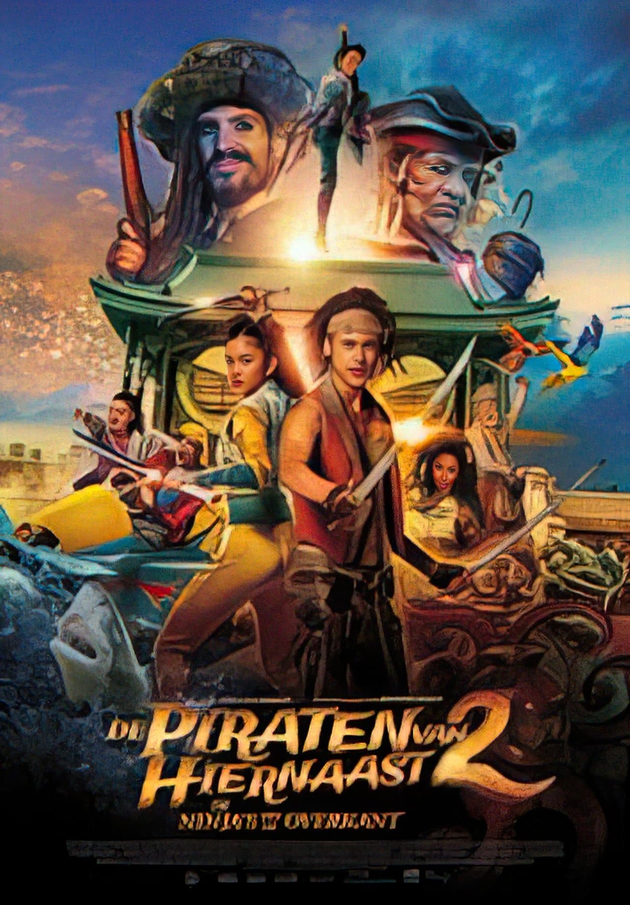 De Piraten van Hiernaast II: De Ninja's van de Overkant streaming