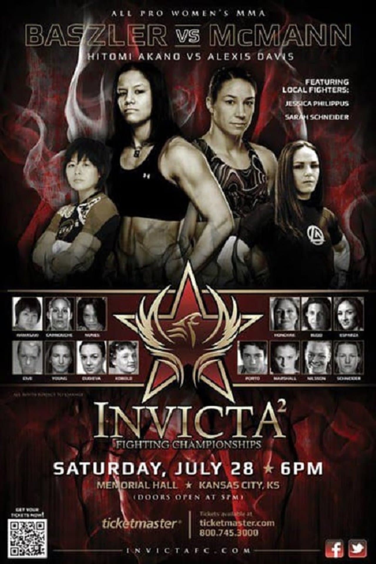 Invicta FC 2: Baszler vs. McMann streaming