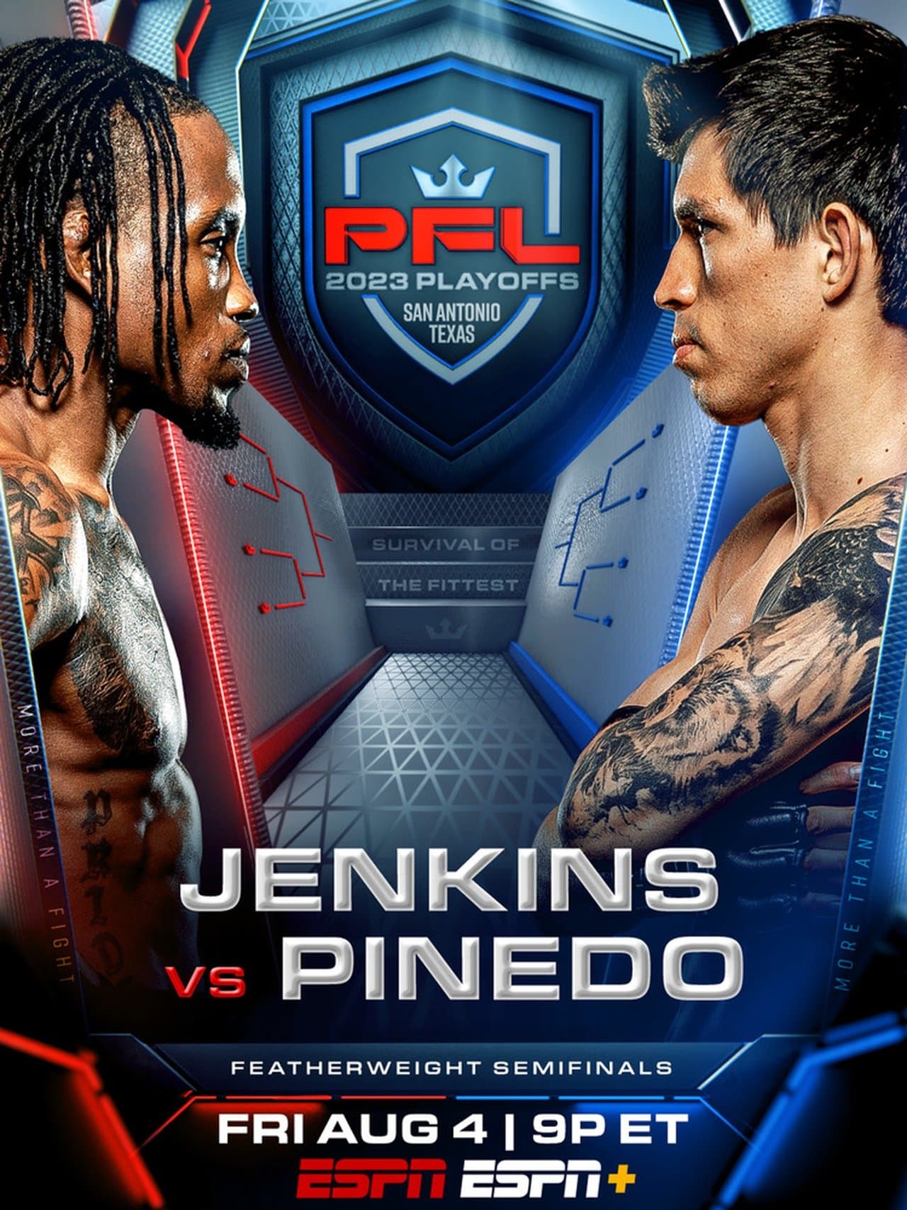PFL 2023 #7: Playoffs - Jenkins vs. Pinedo streaming