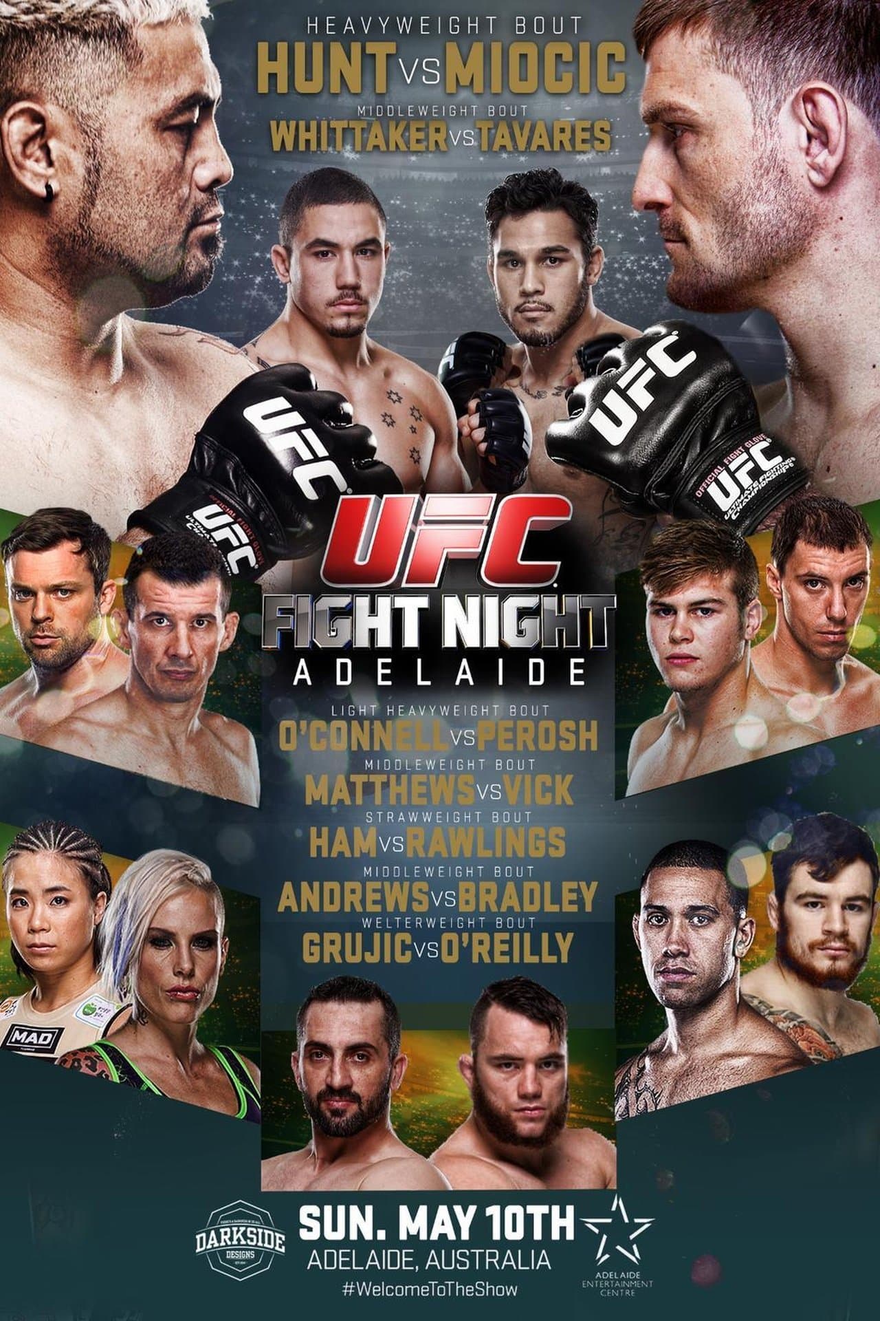 UFC Fight Night 65: Miocic vs. Hunt streaming