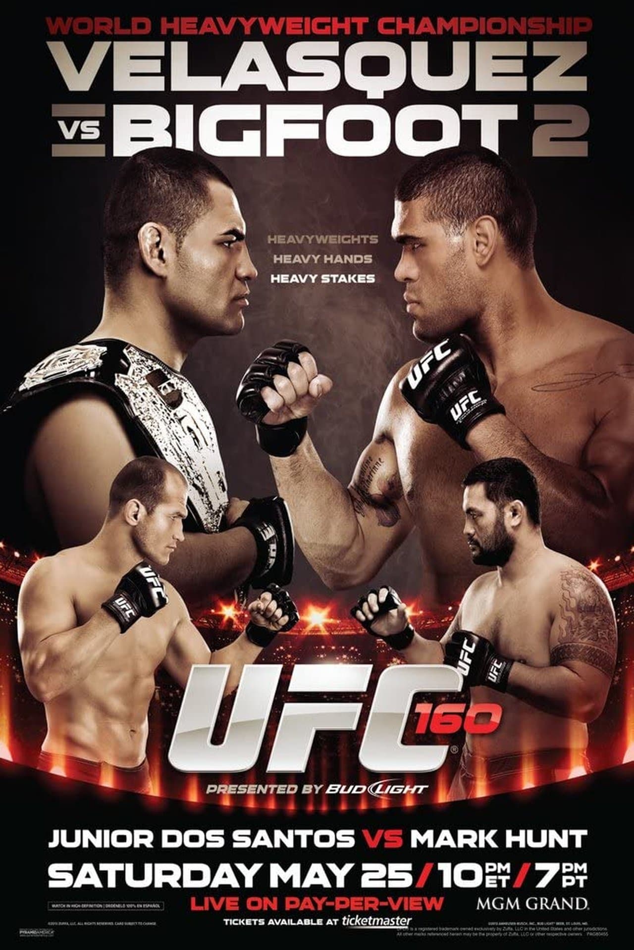 UFC 160: Velasquez vs Bigfoot 2 streaming