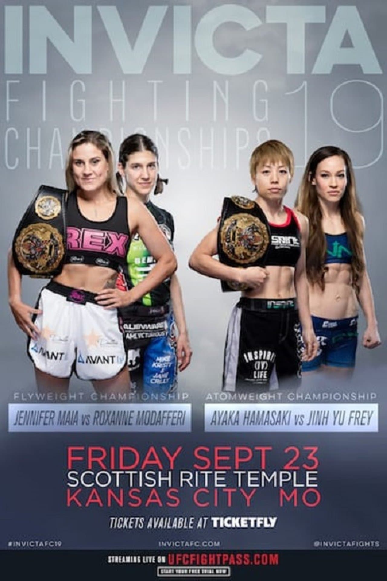Invicta FC 19: Maia vs. Modafferi streaming