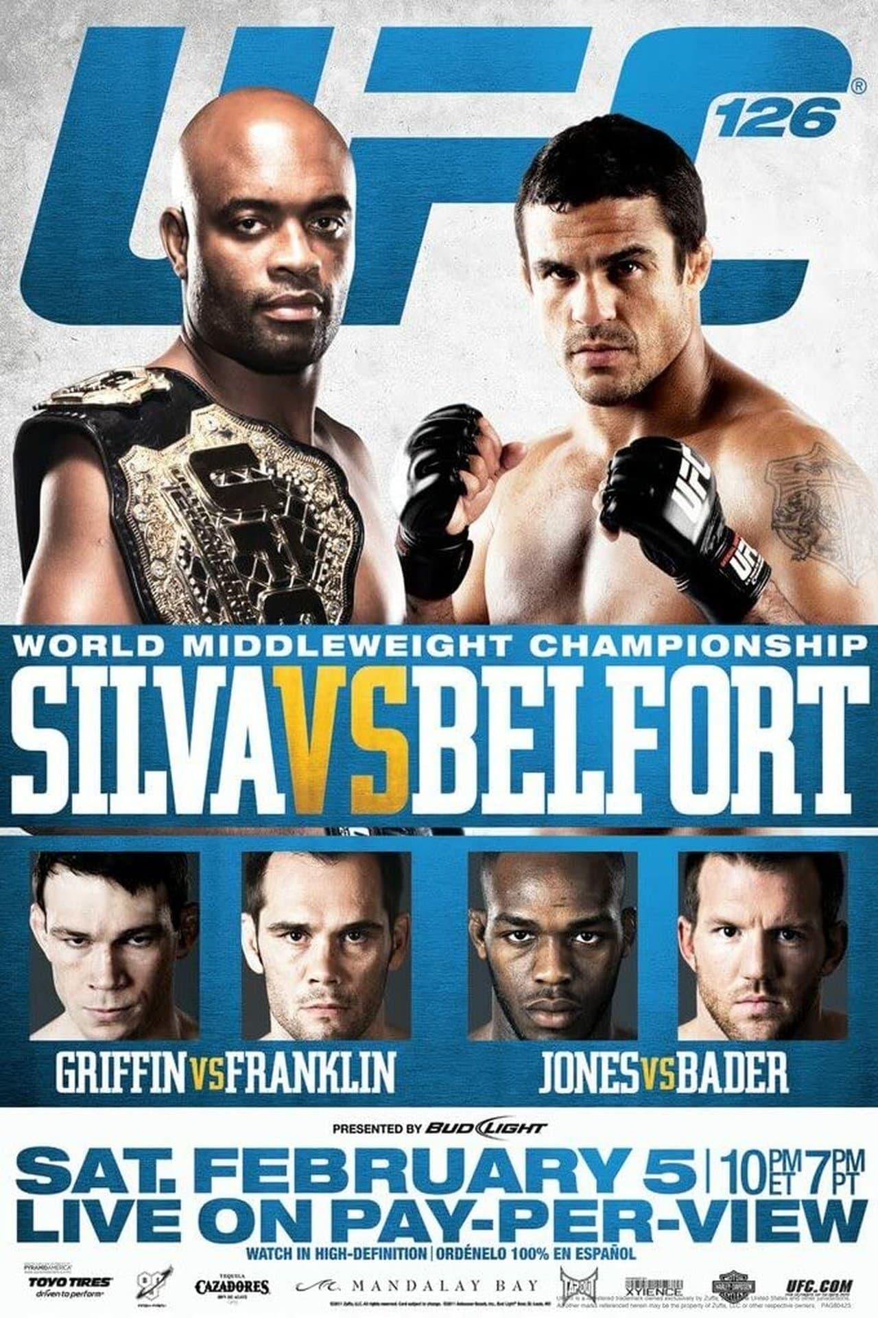 UFC 126: Silva vs. Belfort streaming