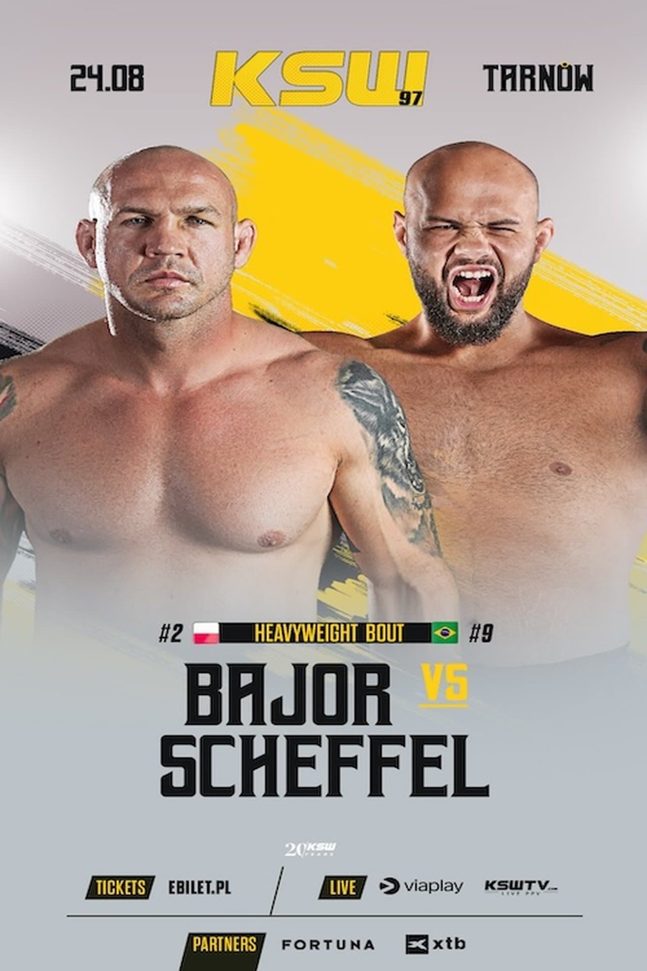 KSW 97: Bajor vs. Scheffel streaming