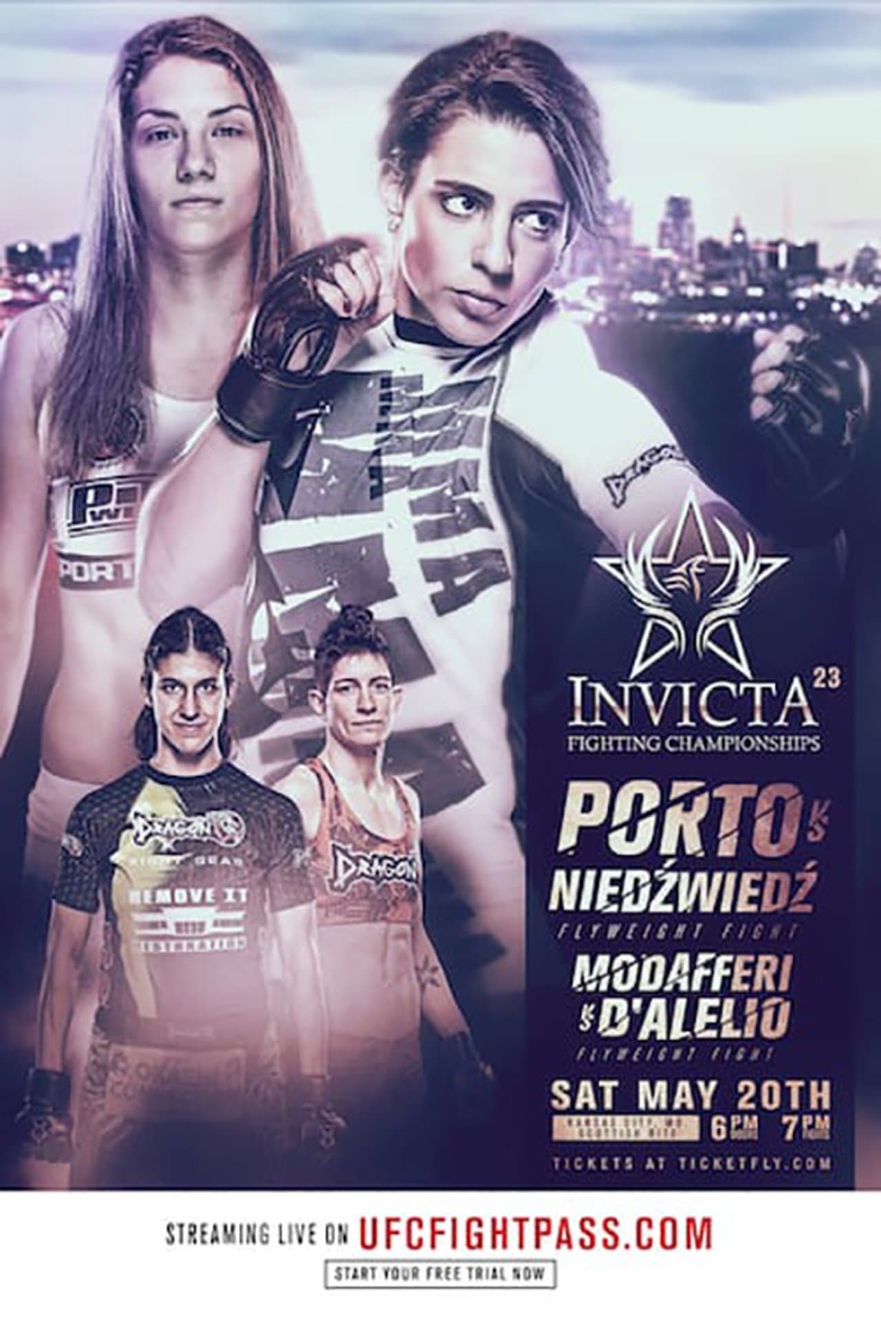 Invicta FC 23: Porto vs. Niedźwiedź streaming
