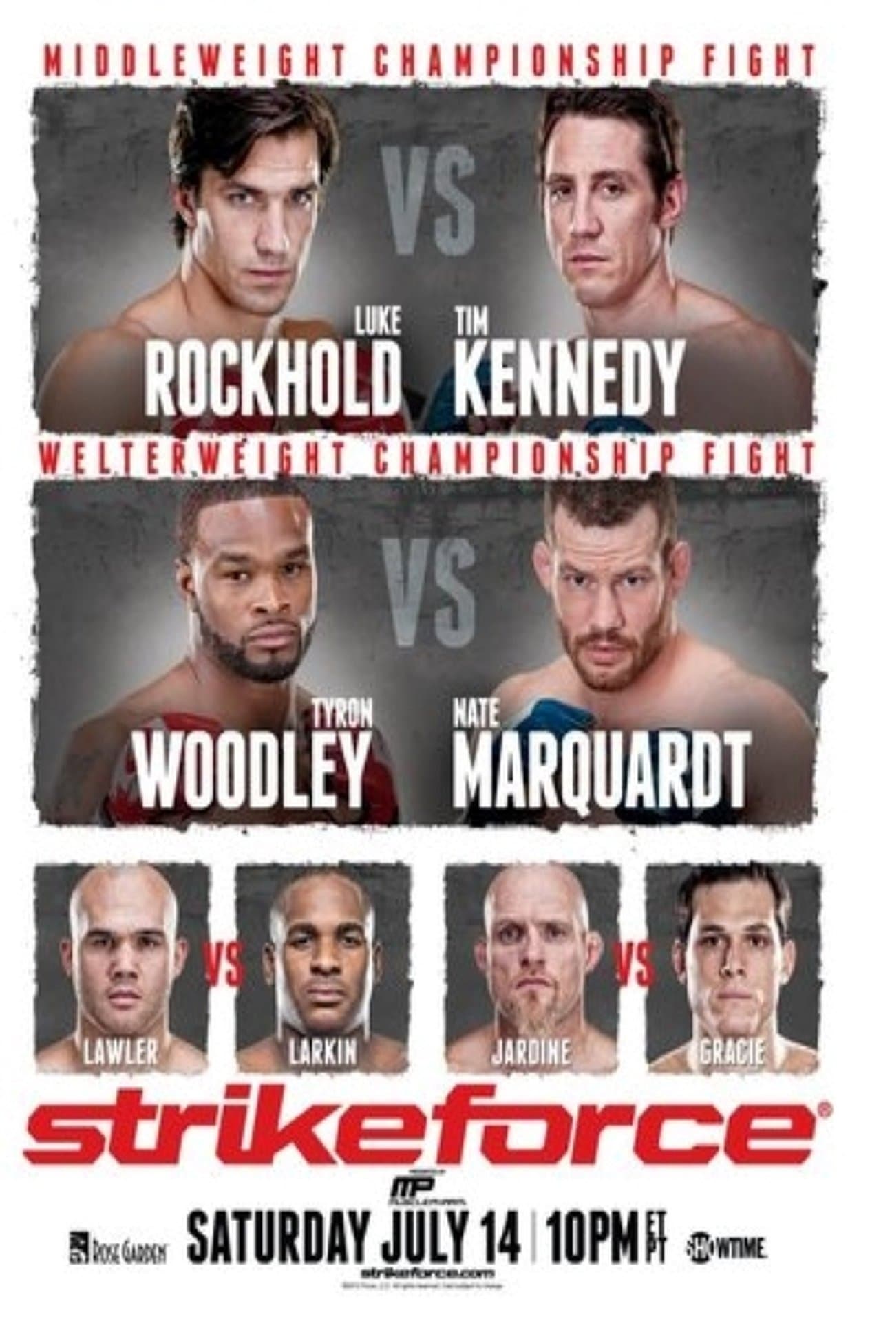 Strikeforce: Rockhold vs Kennedy streaming