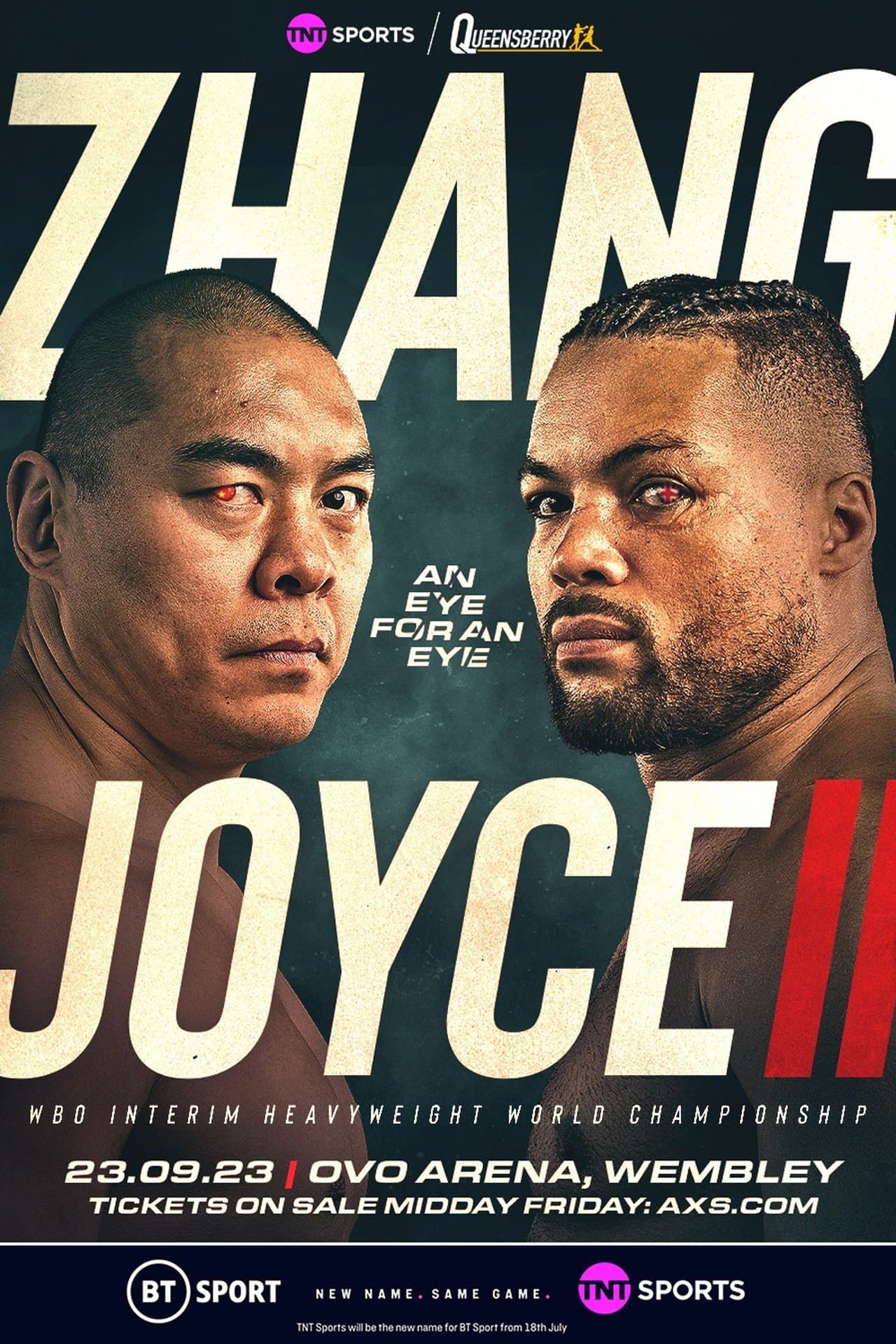 Zhilei Zhang vs. Joe Joyce II streaming