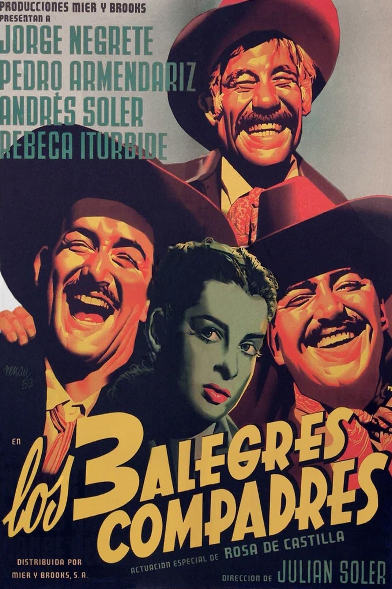 Los tres alegres compadres streaming