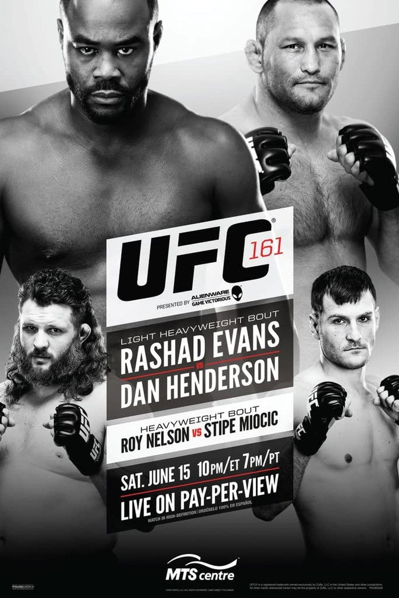 UFC 161: Evans vs. Henderson streaming