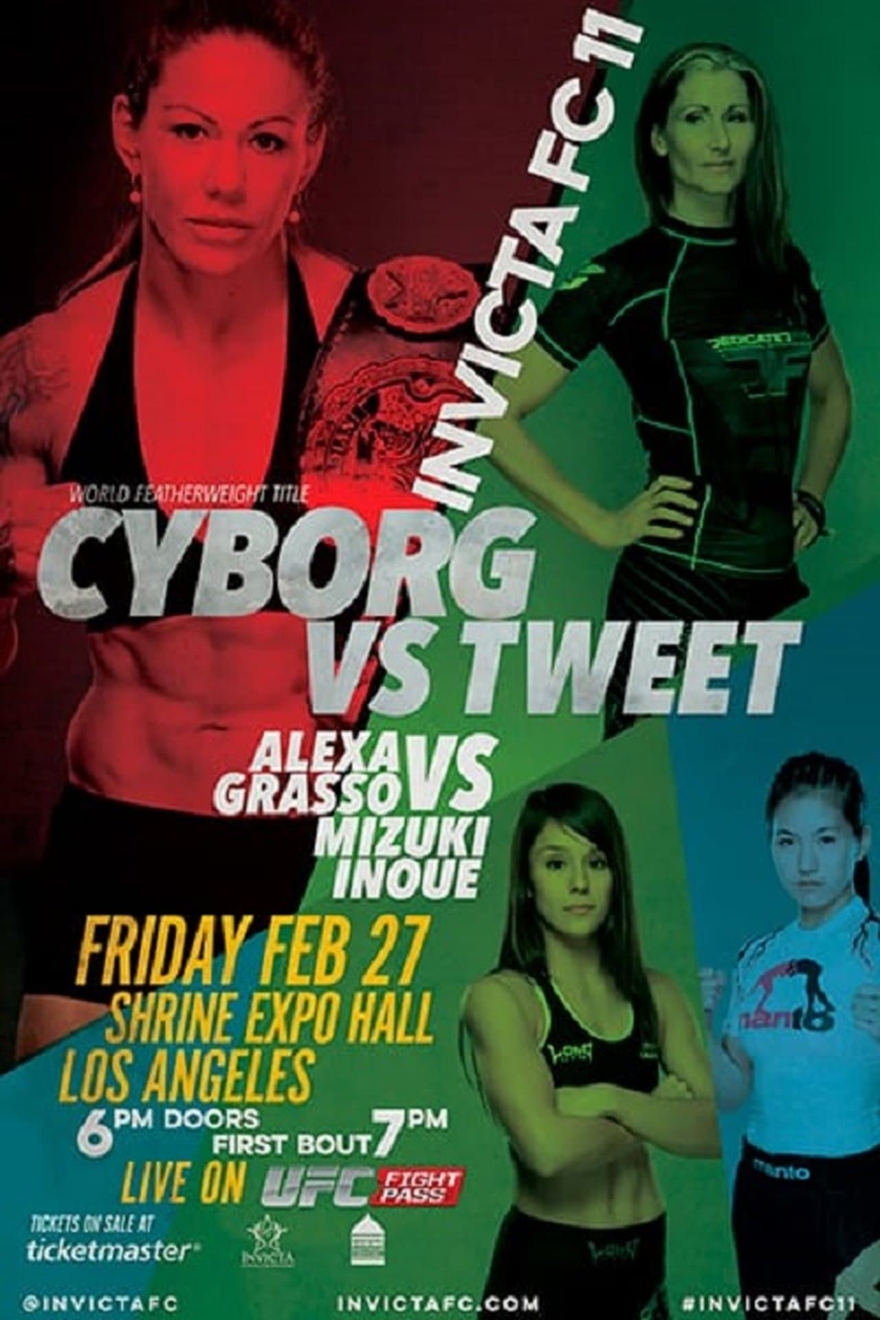 Invicta FC 11: Cyborg vs. Tweet streaming
