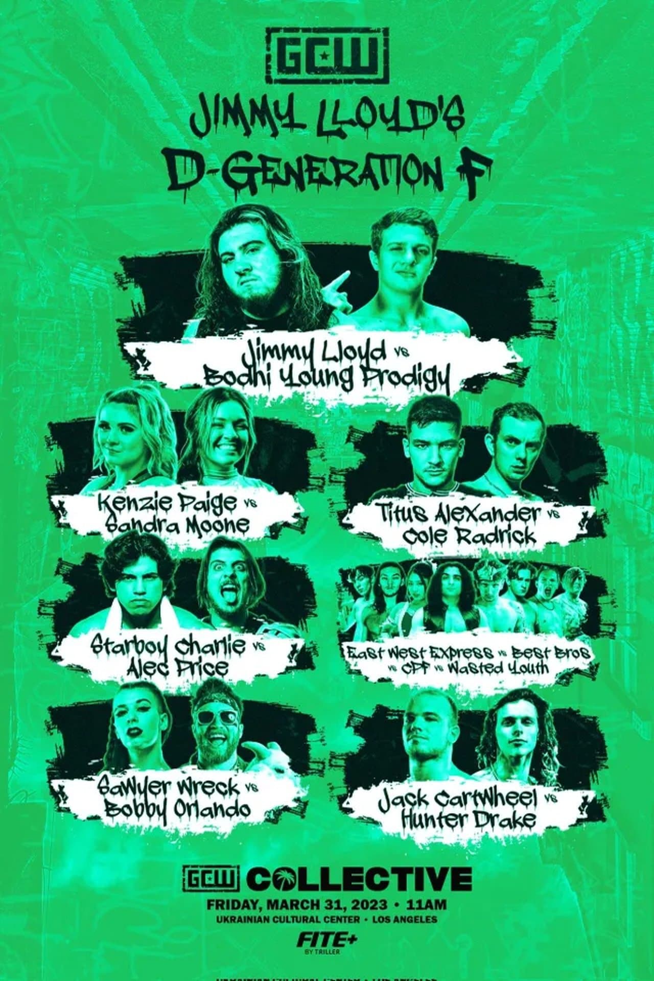 GCW Jimmy Lloyd's D-Generation F streaming