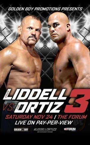 Golden Boy MMA Liddell vs Ortiz 3 streaming